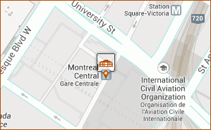 fleuriste centre ville map thumbnail, 895 rue de la Gauchetire O MONTROSE AL 